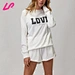 Stay stylish and comfortable in our white sweatshirt womens.
