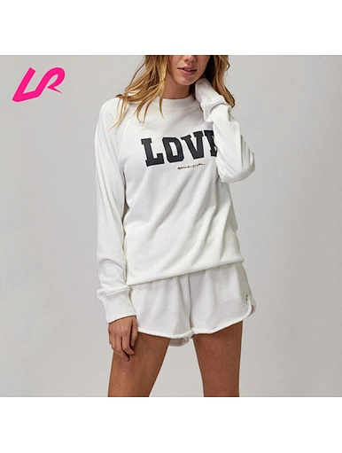 Stay stylish and comfortable in our white sweatshirt womens.